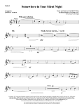 Somewhere in Your Silent Night - Violin 1