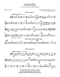 Sonata for Alto Saxophone, Op. 29 - F Horn 2
