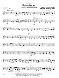 Rondeau (Theme From Masterpiece Theatre) - 3rd Bb Trumpet
