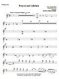 Prayer And Alleluia - Violin I & II
