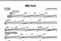 Red Clay - Eb Solo Sheet