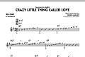 Crazy Little Thing Called Love - Eb Solo Sheet