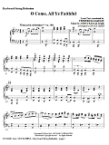 O Come, All Ye Faithful - Keyboard String Reduction