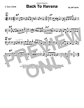 Back To Havana - Solo Sheet - Trumpet