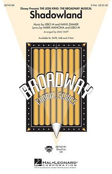 Shadowland (from The Lion King: Broadway Musical) (arr. Mac Huff) 