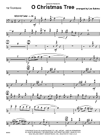 O Christmas Tree - 1st Trombone 
