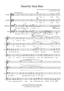 Stand By Your Man (arr. Sam Burns) 