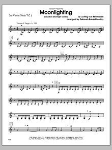 Moonlighting (based on Moonlight Sonata) - Violin 3 