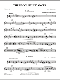 Three Courtly Dances - Bb Clarinet 2