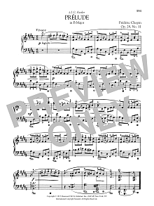 Prélude in B Major, Op. 28, No. 11 