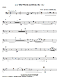 May Our Work And Praise Be One - Cello