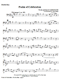 Psalm of Celebration - Double Bass