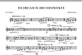 To Dream in Brushstrokes - Bb Clarinet 1