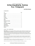 Intermediate Solos For Timpani