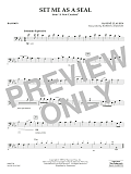 Set Me as a Seal (arr. Robert C. Cameron) - Bassoon