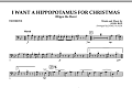 I Want A Hippopotamus For Christmas - Trombone