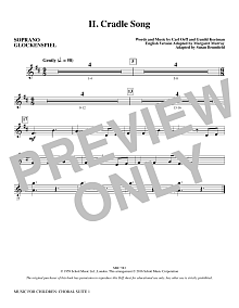 Music for Children (Choral Suite 1) - Soprano Glockenspiel 