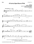 O Savior, Open Heaven Wide - Flute