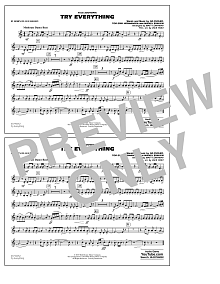 Try Everything (from Zootopia) - Bb Horn/Flugelhorn 