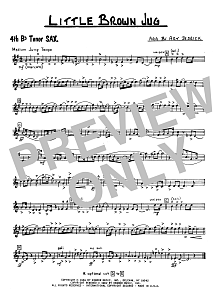 Little Brown Jug - 2nd Bb Tenor Saxophone 