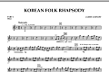 Korean Folk Rhapsody - Pt.1 - Oboe
