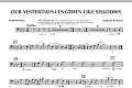 Our Yesterdays Lengthen Like Shadows - Baritone B.C.