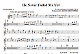 He Never Failed Me Yet (orch. Keith Christopher) - Bb Trumpet 1