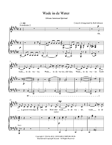 Wade in de Water (C-sharp minor) 