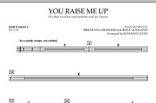 You Raise Me Up - Percussion 2 