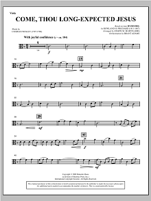 Come, Thou Long-Expected Jesus (from Carols For Choir And Congregation) - Viola 