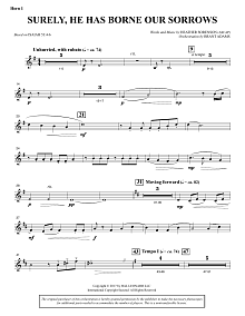 Surely, He Has Borne Our Sorrows - F Horn 1 