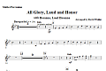 All Glory, Laud, And Honor (with Hosanna, Loud Hosanna) - Mallet Percussion
