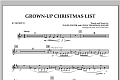 Grown Up Christmas List (with Optional Vocal Solo) - Bb Trumpet 3