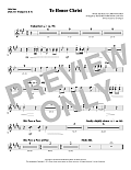 To Honor Christ - Alto Sax (sub. Trumpet 2-3)