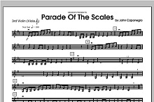 Parade Of The Scales - Violin 3 