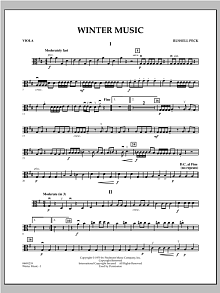 Winter Music - Viola 