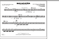 Malaguena - Aux. Percussion/Timpani