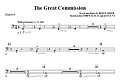 The Great Commission - Timpani