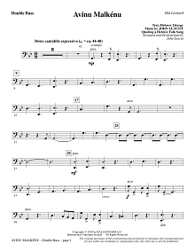 Avinu Malkénu - Double Bass 