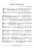 The Way Old Friends Do (arr. Jane Edwardson)