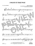 I Want It That Way (arr. Michael Brown) - Eb Alto Saxophone