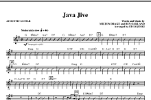 Java Jive (TTBB Octavo Accompaniment Parts) - Acoustic Guitar 