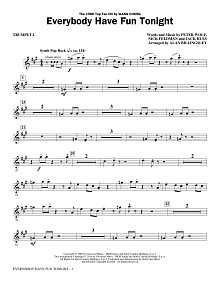 Everybody Have Fun Tonight (arr. Alan Billingsley) - Trumpet 2 