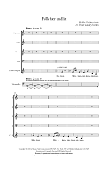 Folk faer andlit (arr. Peter Stanley Martin)