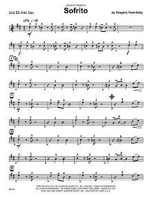 Sofrito - 2nd Eb Alto Saxophone 