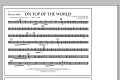 On Top of the World - Electric Bass