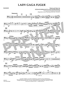 Lady Gaga Fugue - Bassoon 