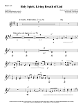 Holy Spirit, Living Breath of God - F Horn 1 & 2