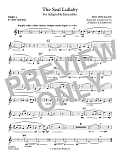 The Seal Lullaby (for Flexible Wind Band) (arr. Robert J. Ambrose) - Pt.4 - Eb Alto Clarinet
