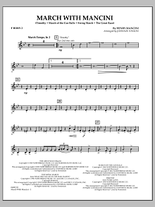 March With Mancini - F Horn 2 
